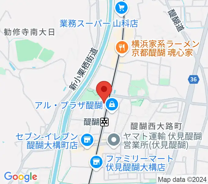 JEUGIA ダイゴセンターの地図