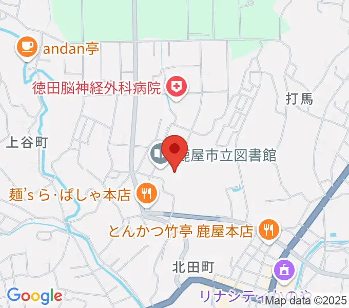 鹿屋市文化会館の地図