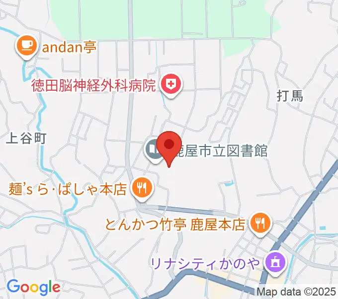 鹿屋市文化会館の地図