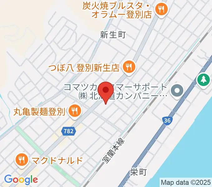 エルム楽器 新生センターの地図