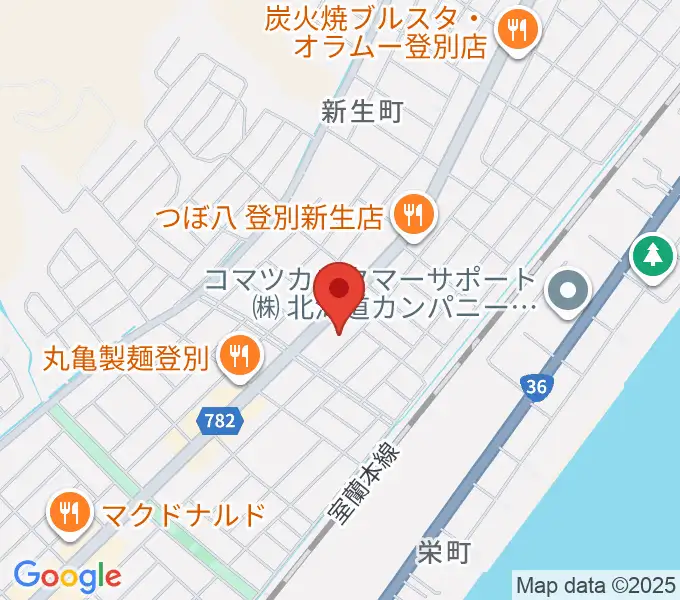 エルム楽器 新生センターの地図