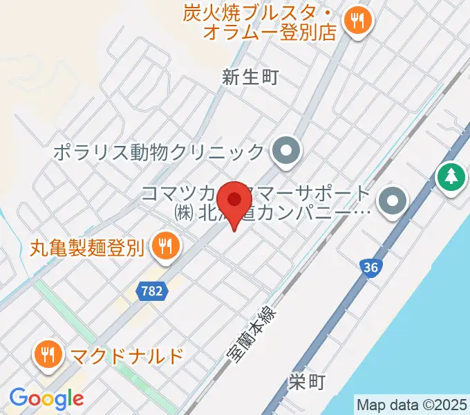 エルム楽器 新生センターの地図