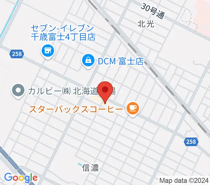 エルム楽器 千歳センターの地図