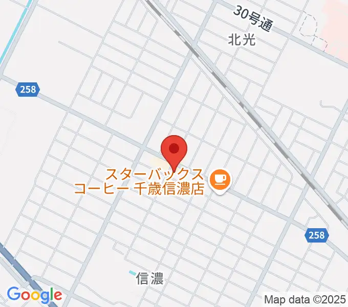 エルム楽器 千歳センターの地図