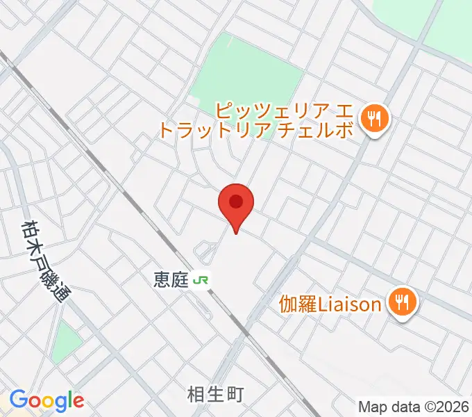 エルム楽器 恵庭駅前センターの地図