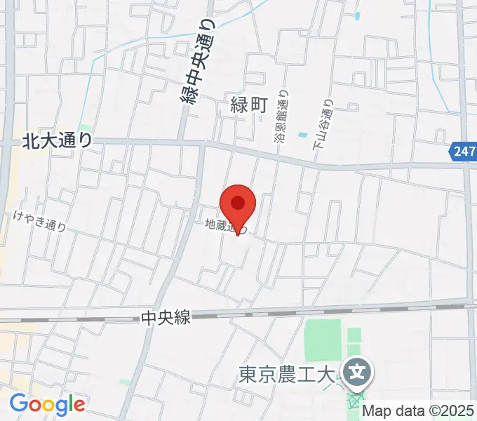 現代座会館の地図