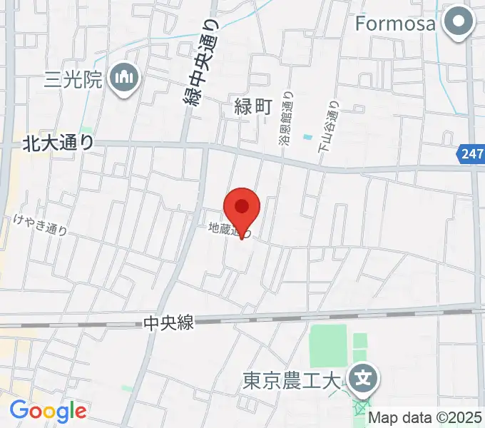 現代座会館の地図