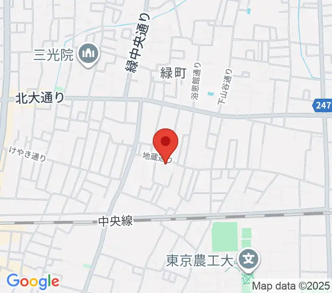 現代座会館の地図