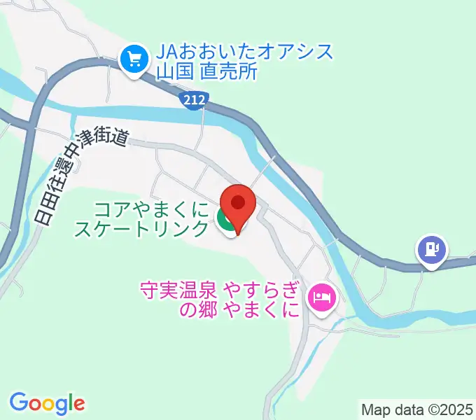 コアやまくにの地図