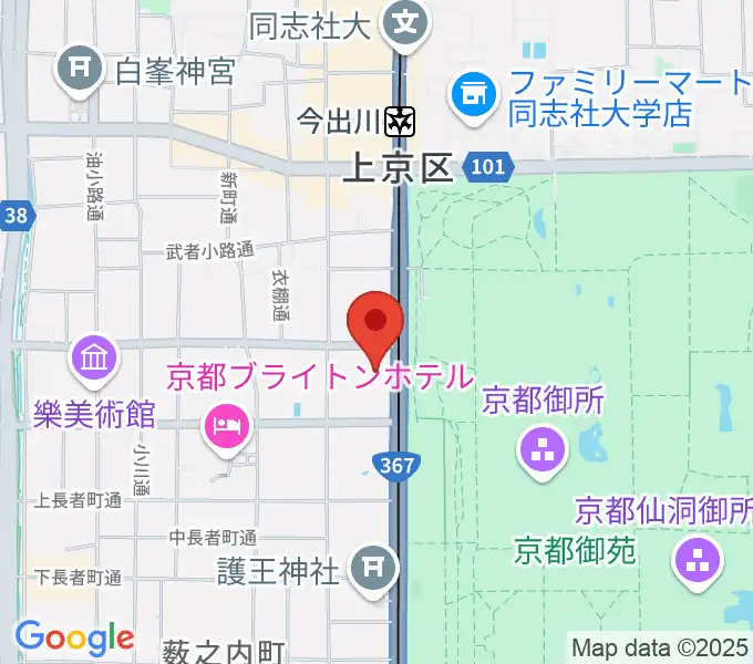 金剛能楽堂の地図