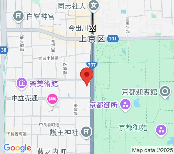 金剛能楽堂の地図