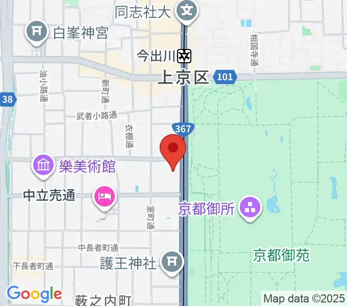 金剛能楽堂の地図