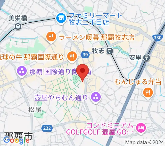 桜坂劇場の地図