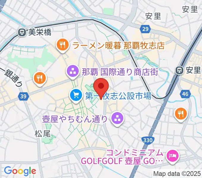 桜坂劇場の地図