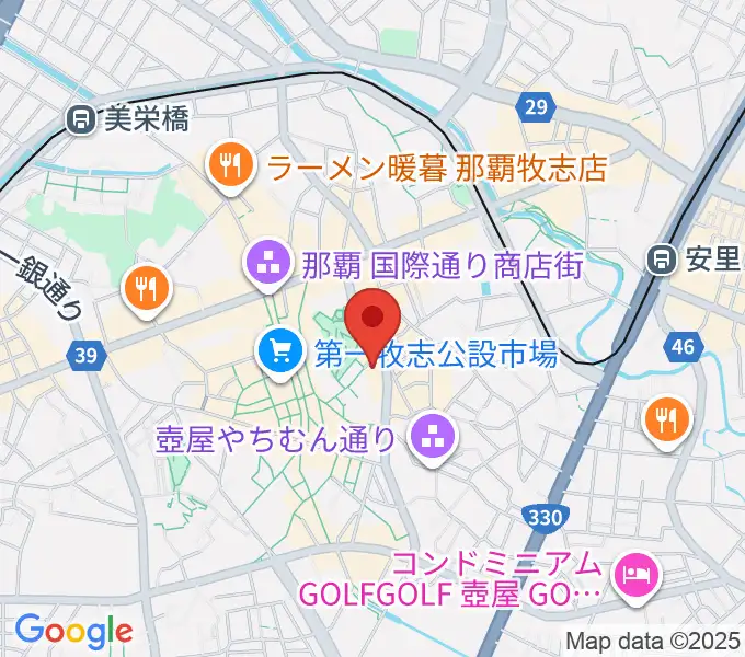 桜坂劇場の地図