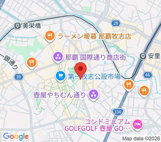 桜坂劇場の地図