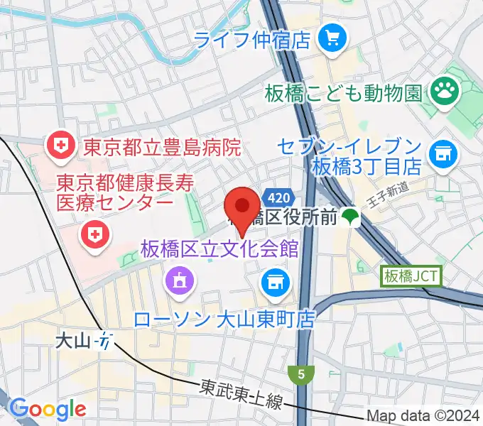 サブテレニアンの地図