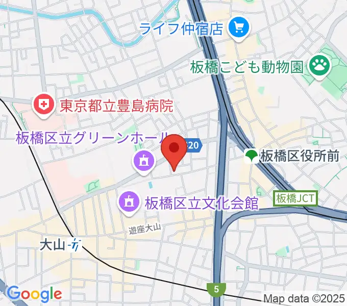 サブテレニアンの地図