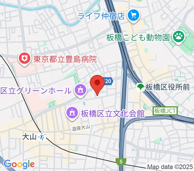 サブテレニアンの地図