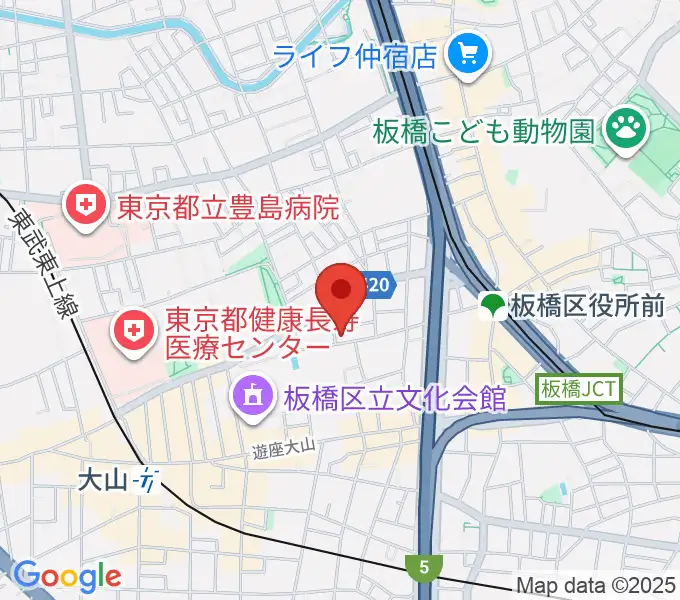 サブテレニアンの地図