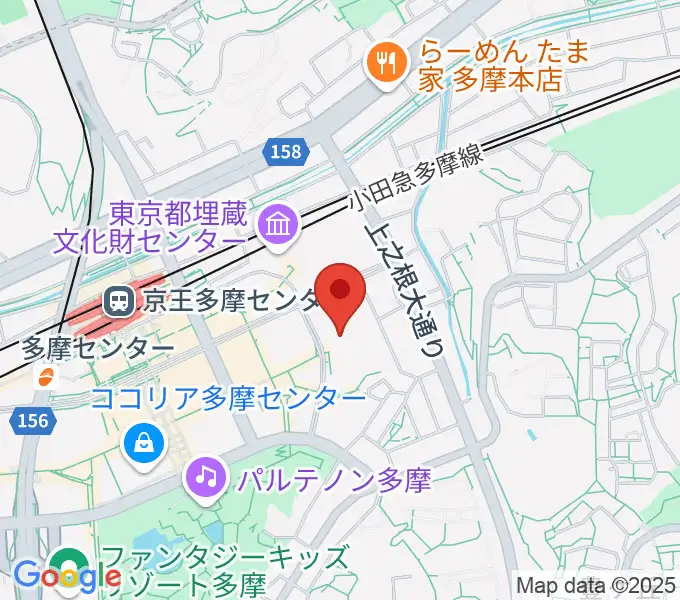 サンリオピューロランドの地図