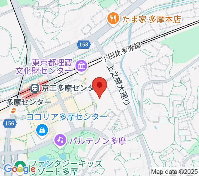 サンリオピューロランドの地図