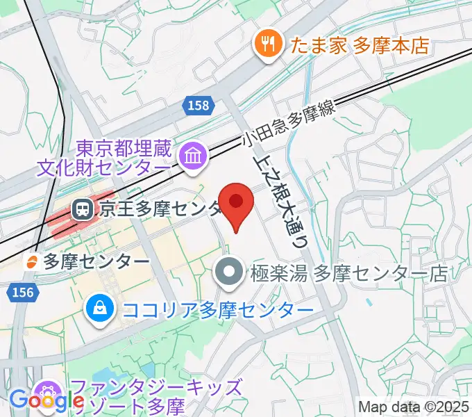 サンリオピューロランドの地図