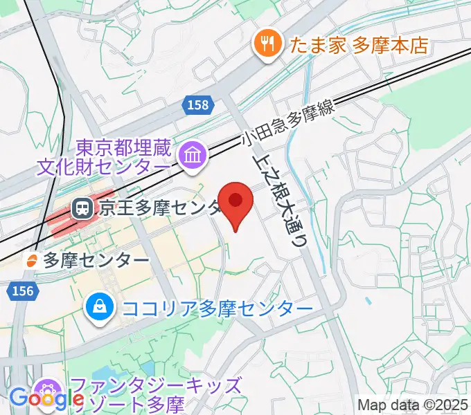 サンリオピューロランドの地図