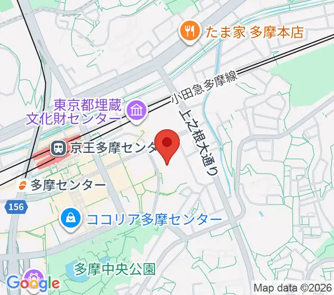 サンリオピューロランドの地図