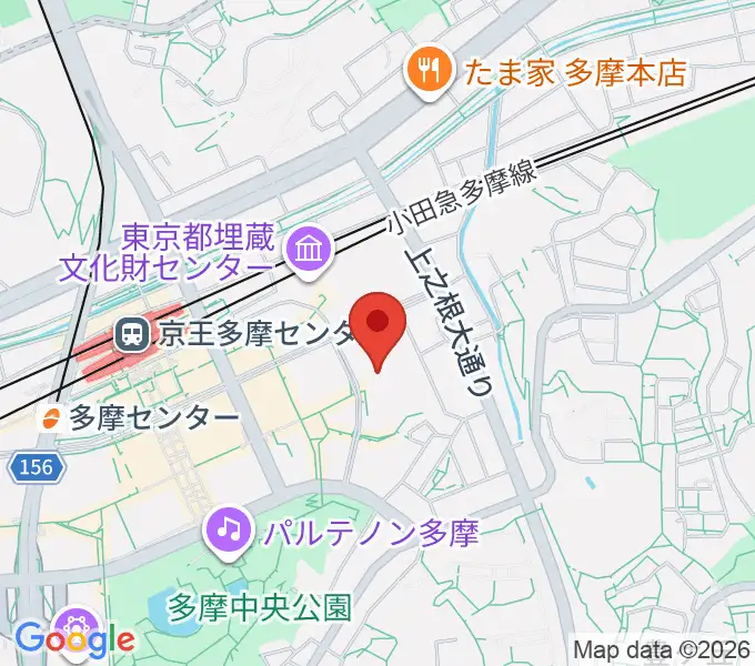 サンリオピューロランドの地図