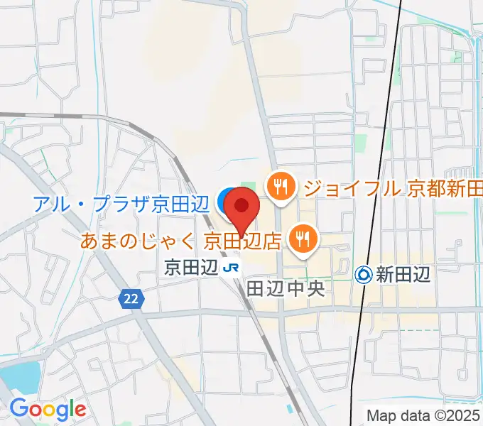 JEUGIAミュージックセンター アル・プラザ京田辺の地図