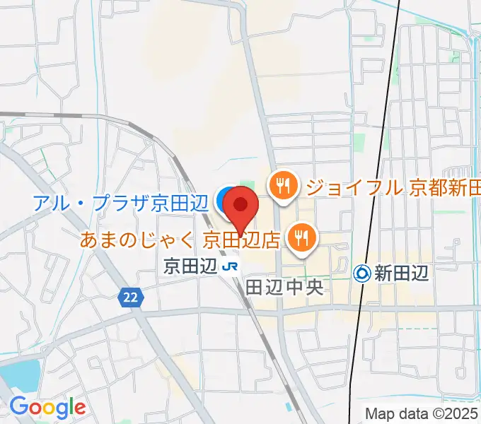 JEUGIAミュージックセンター アル・プラザ京田辺の地図
