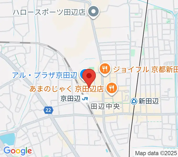 JEUGIAミュージックセンター アル・プラザ京田辺の地図