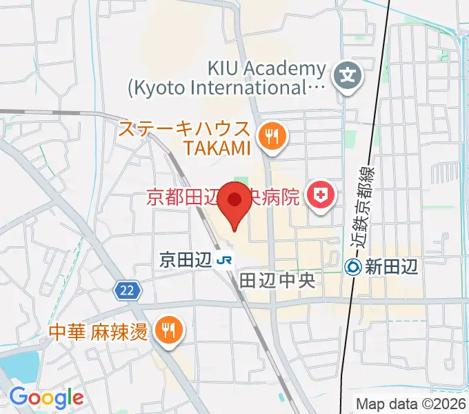 JEUGIAミュージックセンター アル・プラザ京田辺の地図