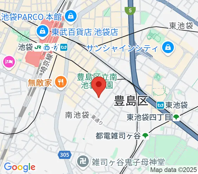 シアターグリーンの地図