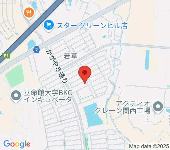 JEUGIA 若草教室の地図