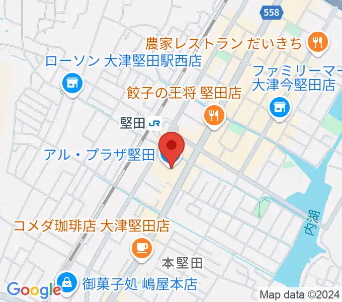 JEUGIA アル・プラザ堅田センターの地図