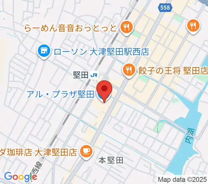 JEUGIA アル・プラザ堅田センターの地図