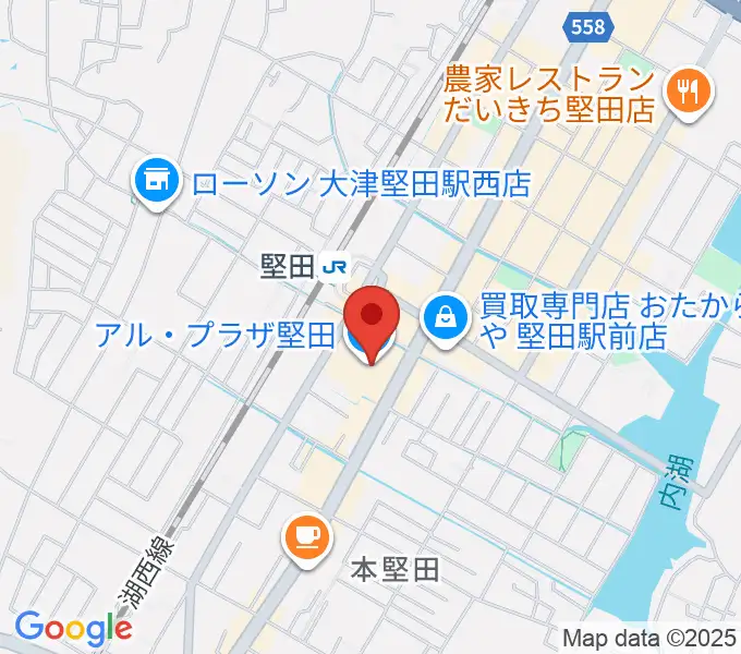 JEUGIA アル・プラザ堅田センターの地図