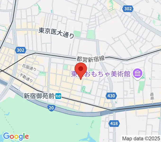 新宿シアターサンモールの地図