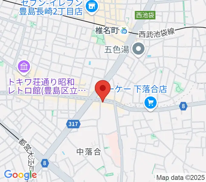 シアター風姿花伝の地図