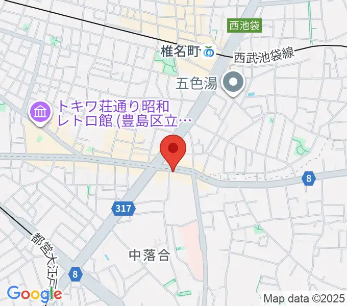 シアター風姿花伝の地図