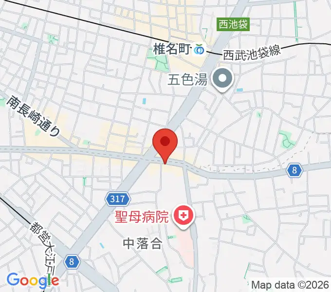 シアター風姿花伝の地図