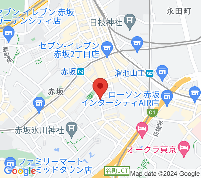 赤坂ライブカフェ サラの場所