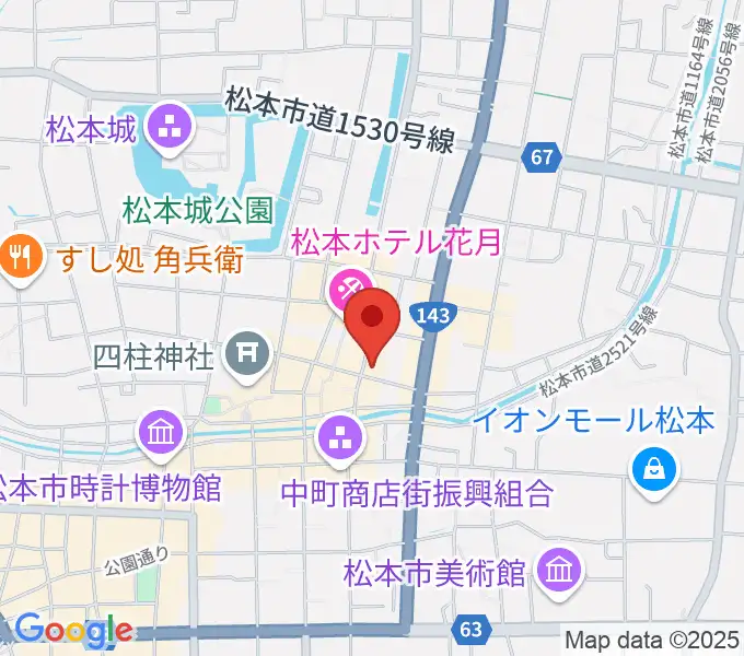 上土劇場の地図