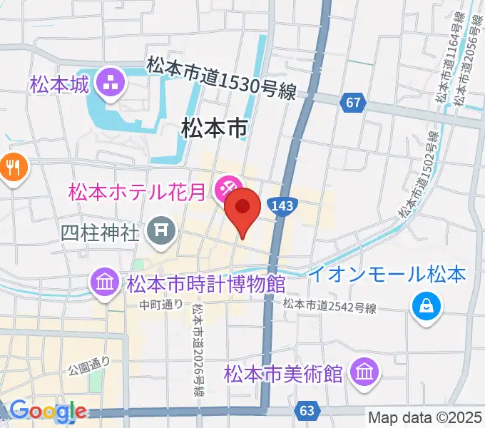 上土劇場の地図