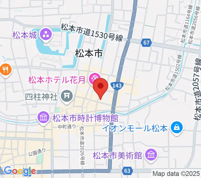上土劇場の地図