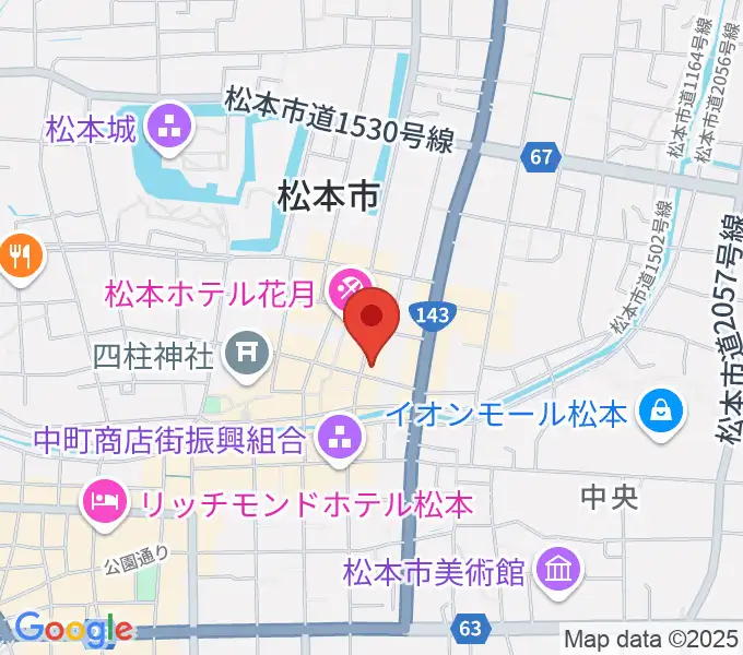 上土劇場の地図