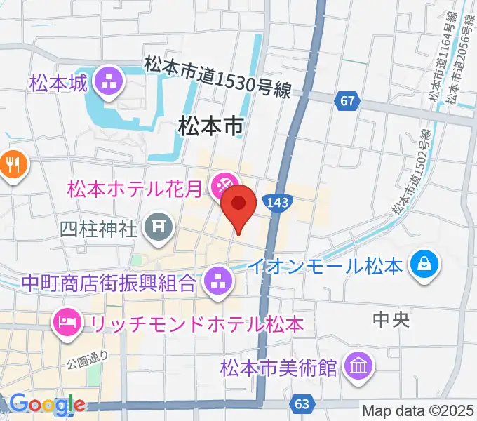 上土劇場の地図