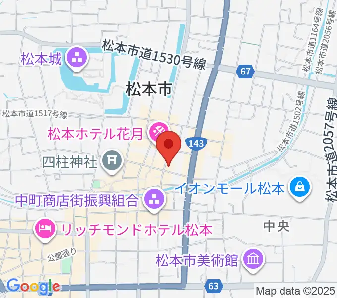 上土劇場の地図